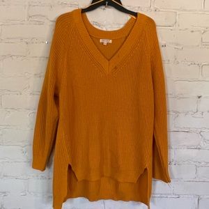 Ultra Flirt yellow oversized sweater